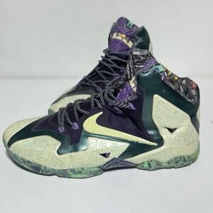 647780 735 Nike LeBron 11 Premium ASG Nola Gumbo Multicolor LeBron Size 8 Mens